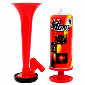 Handheld Air Horn Pump Trumpet, Manual Cheer Horn with Loud Twin-Tone Sound for Parties, Celebrations, Graduation Events & Sporting Activities